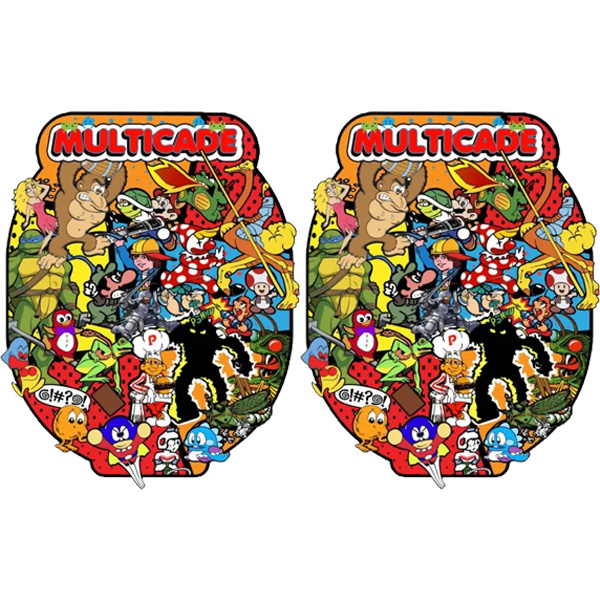 Multicade Side Art Set - Starts At $32.99 - GameOnGrafix