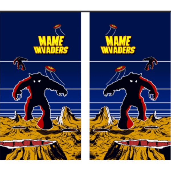 Mame Invader Side Art