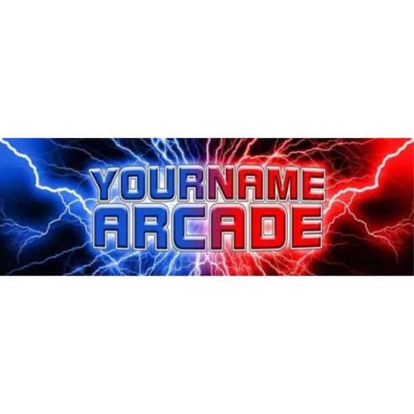 Yourname bluered lightning
