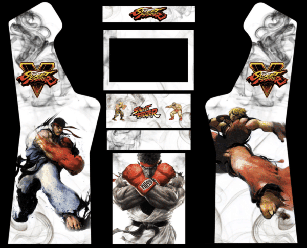 Street Fighter 5 3/4 Micro Center Arcade graphics