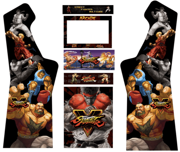 Street Fighter Generations 3/4 Micro Center Arcade graphics