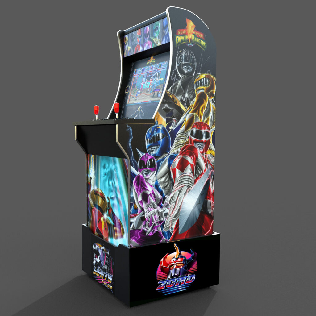 Power Rangers Arcade 1Up Graphic Sticker Set/Kit - GameOnGrafix
