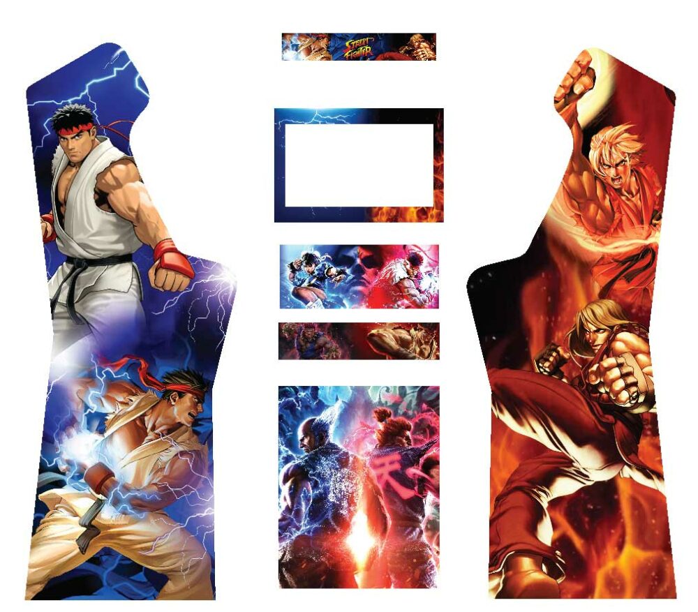 Street Fighter V3 - 3/4 Micro Center Arcade Graphics - GameOnGrafix
