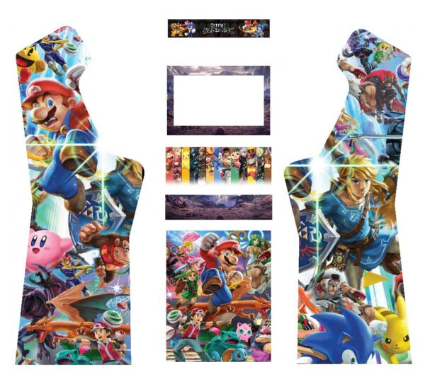 Super Mario v2 - 3/4 Micro Center Arcade Graphics