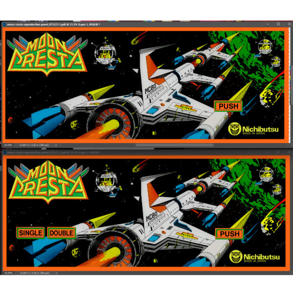 Moon Cresta Cocktail Control panel