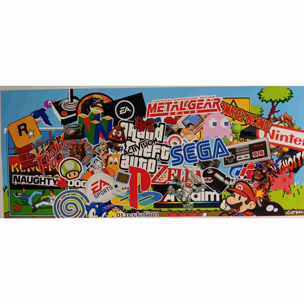 Logos And Friends Control Panel Bargain Bin 33.5 Inches Wide X 14.