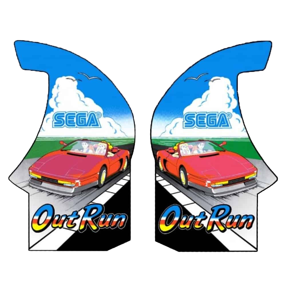 Outrun Side Art Bargain Bin GameOnGrafix