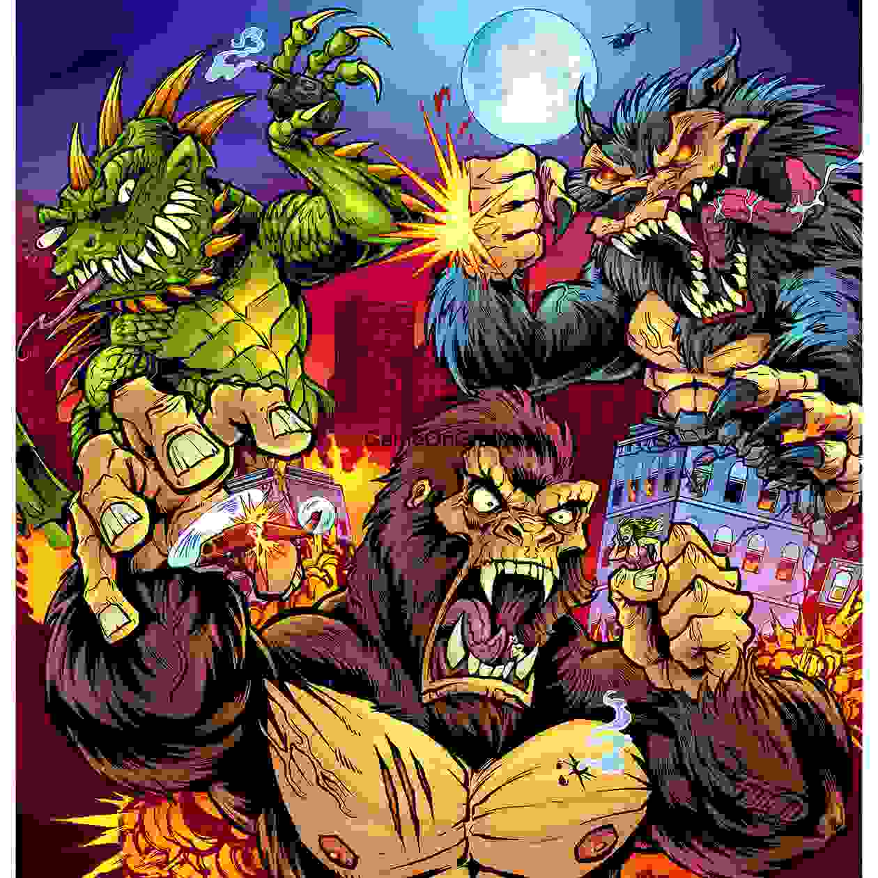 Rampage Geek Pub Kit By Flyland - GameOnGrafix