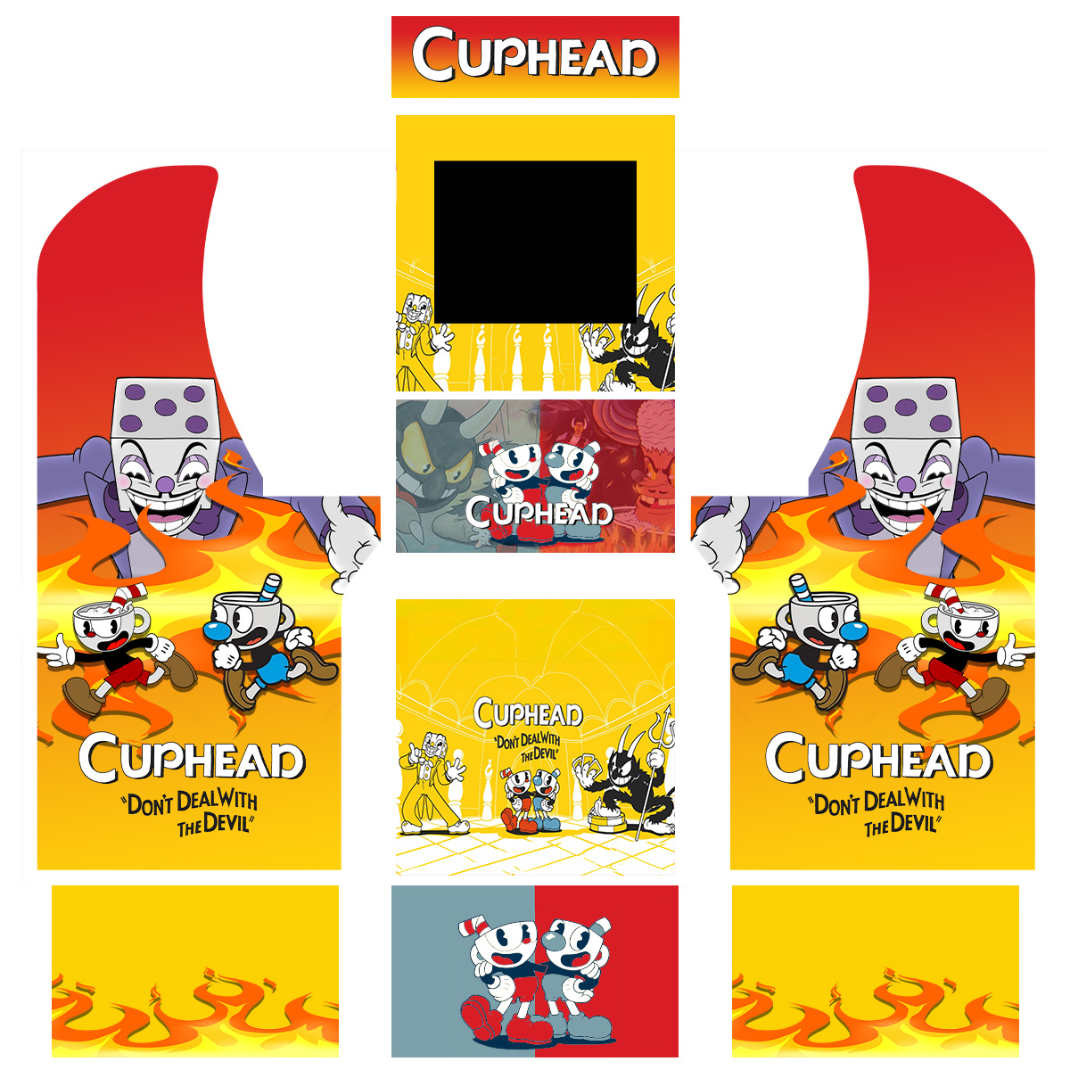 Arcade 1up Cuphead Wrap - GameOnGrafix