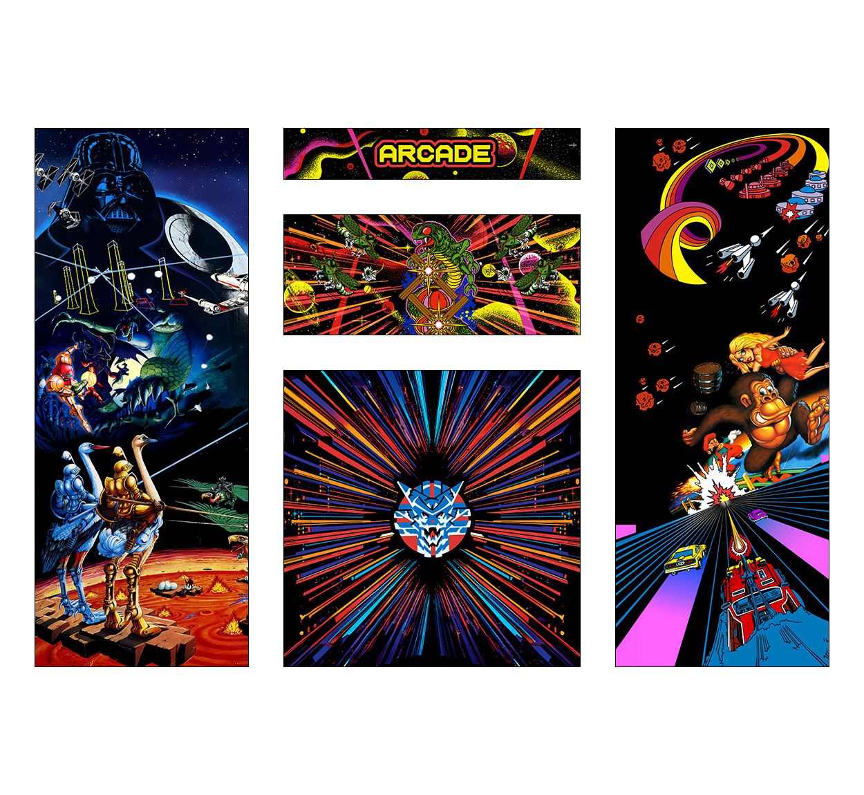 Arcade Side Art – Retro Arcade Classics | GameOnGrafix