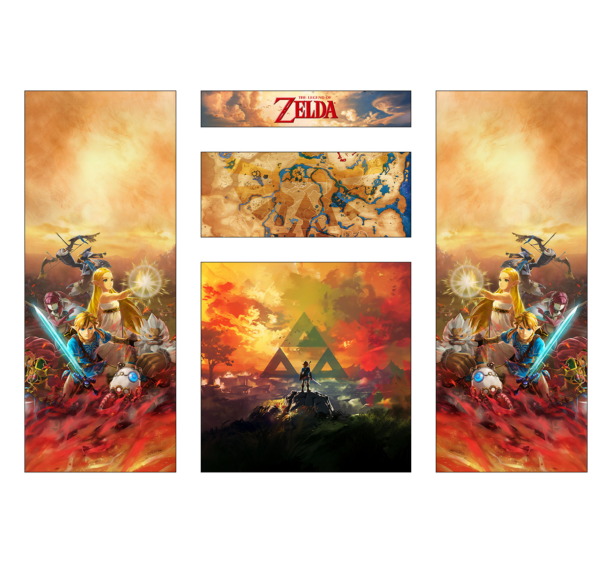 絵画 side The Legend Of Zelda Side Art - GameOnGrafix