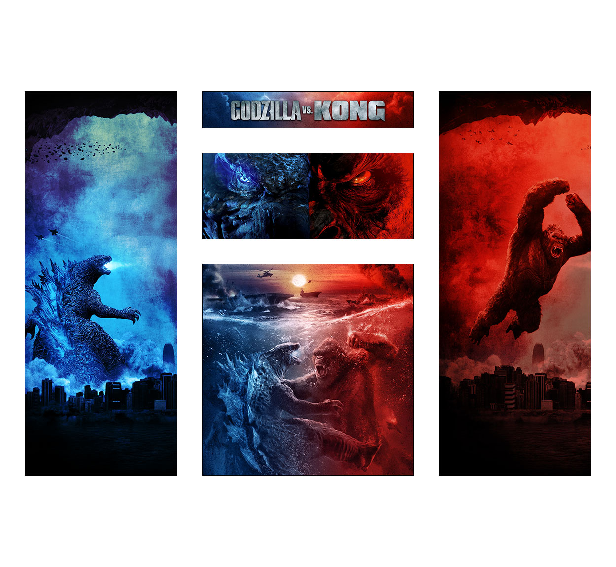 Godzilla Vs. Kong Side Art - GameOnGrafix