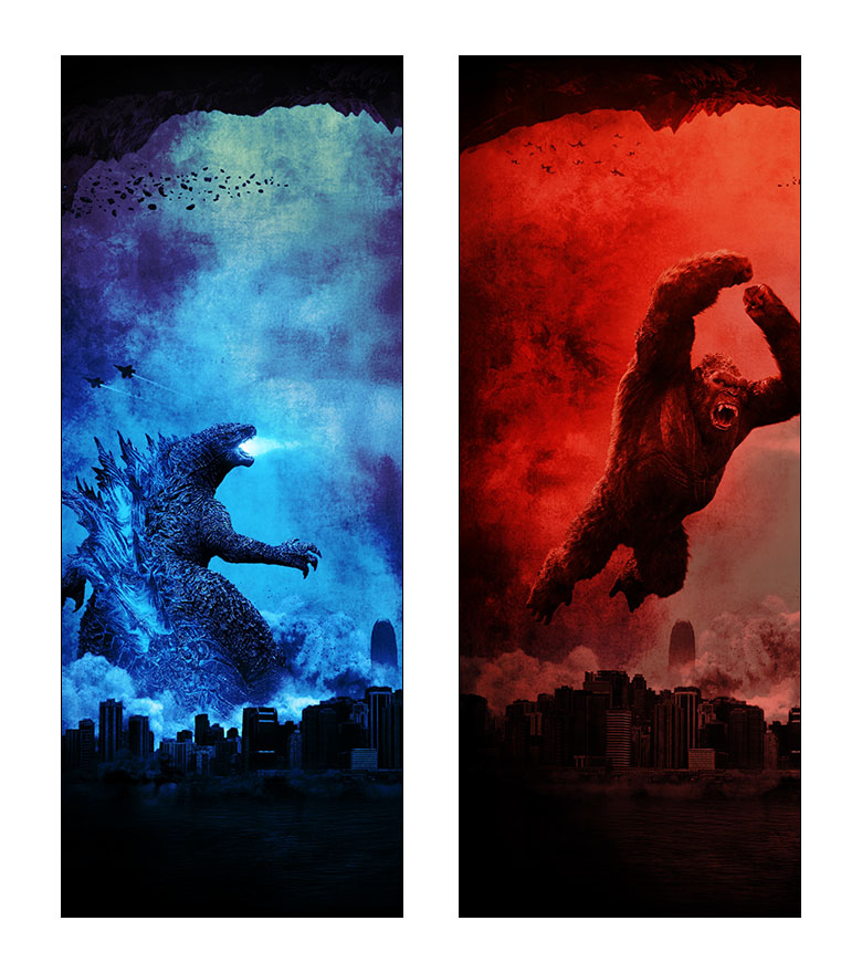 Godzilla Vs. Kong Side Art - GameOnGrafix